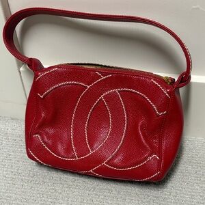 NWT Vintage Chanel red bag